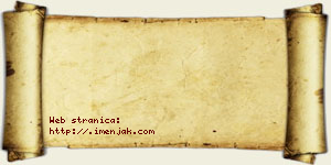 Kristina Sofijanić vizit kartica